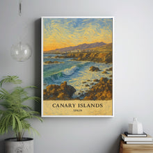 Canary Islands Print, Canary Islands Photo Poster, Canary Islands Travel Wall Art, Canary Islands Map Print, Canary Van Gogh Style Print, Spain