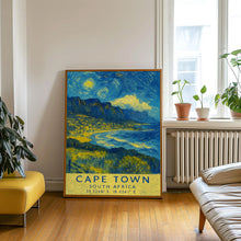 Cape Town Travel Print, Cape Town Poster, Unique Wallart Decor, Cape Town Black and White Coordinates Home Decor, South Africa Wallart