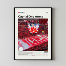 Capital One Arena Poster, Washington Capitals Poster Print, NHL Arena Poster, Hockey Fan Gift Print