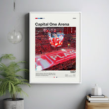 Capital One Arena Poster, Washington Capitals Poster Print, NHL Arena Poster, Hockey Fan Gift Print
