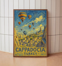 Cappadocia Turkey City Travel Print, Cappadocia Travel Poster Print, Cappadocia Wall Art, Cappadocia Turkey Travel Wall Decor