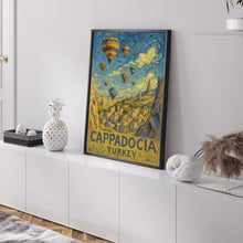 Cappadocia Turkey City Travel Print, Cappadocia Travel Poster Print, Cappadocia Wall Art, Cappadocia Turkey Travel Wall Decor