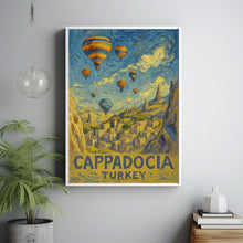 Cappadocia Turkey City Travel Print, Cappadocia Travel Poster Print, Cappadocia Wall Art, Cappadocia Turkey Travel Wall Decor