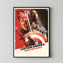 Captain America Brave New World 2025 Poster Art Print Movie Posters TV Posters Gift for Movie lovers 1