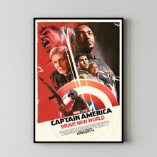 Captain America Brave New World 2025 Poster Art Print Movie Posters TV Posters Gift for Movie lovers 13