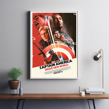 Captain America Brave New World 2025 Poster Art Print Movie Posters TV Posters Gift for Movie lovers 13