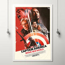 Captain America Brave New World 2025 Poster Art Print Movie Posters TV Posters Gift for Movie lovers 13
