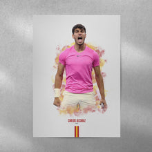 Carlos Alcaraz Poster Tennis Wall Art 1762844514