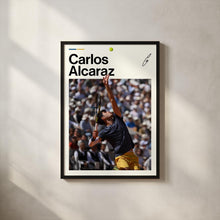 Carlos Alcaraz Poster, Sinner Tennis Wall Art, Framed ATP Print, Sports Decor, Rising Star Artwork 4368433358