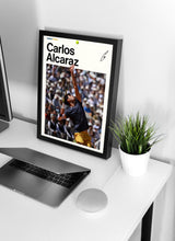 Carlos Alcaraz Poster, Sinner Tennis Wall Art, Framed ATP Print, Sports Decor, Rising Star Artwork 4368433358