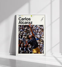 Carlos Alcaraz Poster, Sinner Tennis Wall Art, Framed ATP Print, Sports Decor, Rising Star Artwork 4368433358