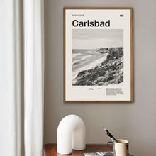 Carlsbad Art Print  Carlsbad Poster  Carlsbad Wall Art  Mid Century Poster  Travel Print Art  California 1588320639