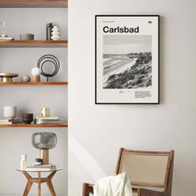 Carlsbad Art Print  Carlsbad Poster  Carlsbad Wall Art  Mid Century Poster  Travel Print Art  California 1588320639