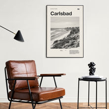 Carlsbad Art Print  Carlsbad Poster  Carlsbad Wall Art  Mid Century Poster  Travel Print Art  California 1588320639