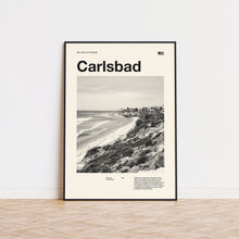 Carlsbad Art Print  Carlsbad Poster  Carlsbad Wall Art  Mid Century Poster  Travel Print Art  California 1588320639