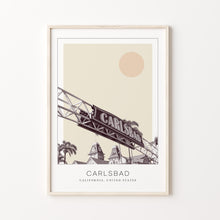Carlsbad Poster Print, Carlsbad Travel Poster, Carlsbad Minimalistic Wall Art, Carlsbad, California, United States 1882437461