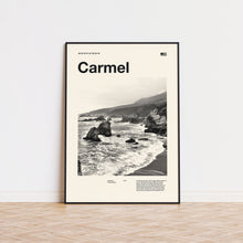Carmel by the sea  City Art Print  Carmel Poster  Carmel Wall Art  Mid Century Poster  Travel Print Art  California 1579650867
