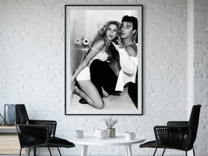 Carrie and Mr Big in Toilet Print, Black and White, Vintage Photography, Bathroom Wall Art, Digital Download, Bathroom Poster, Wall Decor 1753082550