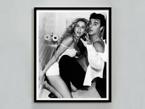 Carrie and Mr Big in Toilet Print, Black and White, Vintage Photography, Bathroom Wall Art, Digital Download, Bathroom Poster, Wall Decor 1753082550