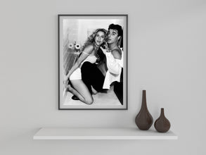 Carrie and Mr Big in Toilet Print, Black and White, Vintage Photography, Bathroom Wall Art, Digital Download, Bathroom Poster, Wall Decor 1753082550