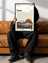 Cars Movie Poster, Mid-Century Modern Art, Minimalist Movie Print 4425438866