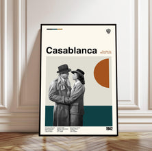Casablanca Movie Poster – Mid-Century Modern Minimalist Print 4375117827