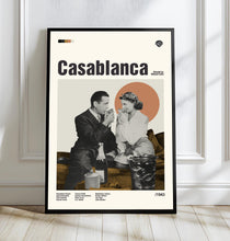 Casablanca Movie Poster, Mid-Century Modern Minimalist Art 4441481049