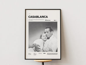 Casablanca Poster, Michael Curtiz 1942 Film Casablanca Poster Print, Humphrey Bogart and Ingrid Bergman Poster, Cult Movie Wall Art 1899731463
