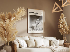 Casablanca Poster, Michael Curtiz 1942 Film Casablanca Poster Print, Humphrey Bogart and Ingrid Bergman Poster, Cult Movie Wall Art 1899731463
