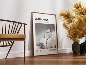 Casablanca Poster, Michael Curtiz 1942 Film Casablanca Poster Print, Humphrey Bogart and Ingrid Bergman Poster, Cult Movie Wall Art 1899731463