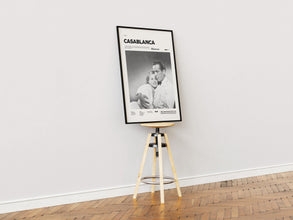 Casablanca Poster, Michael Curtiz 1942 Film Casablanca Poster Print, Humphrey Bogart and Ingrid Bergman Poster, Cult Movie Wall Art 1899731463