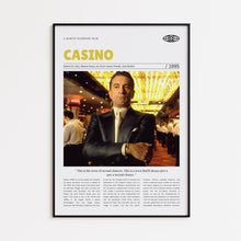 Casino, Martin Scorsese, Retro Movie Poster, Custom Movie Poster 4421167909