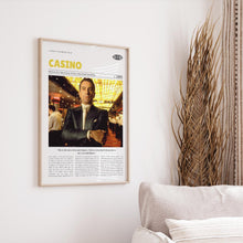 Casino, Martin Scorsese, Retro Movie Poster, Custom Movie Poster 4421167909
