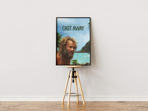 Cast Away Poster, Print Poster, Film Poster, Wall Art, Retro Poster, Vintage Poster, Tom Hanks, Robert Zemeckis, Gift for Him, Gift Idea 1877949864