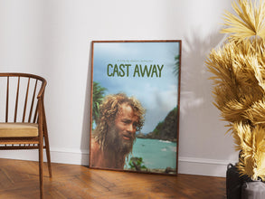 Cast Away Poster, Print Poster, Film Poster, Wall Art, Retro Poster, Vintage Poster, Tom Hanks, Robert Zemeckis, Gift for Him, Gift Idea 1877949864
