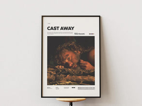 Cast Away Poster, Tom Hanks Poster, Robert Zemeckis Film Cast Away Print, Famous Cult Movie Decor, Adventure Movie Poster Print 4308704145