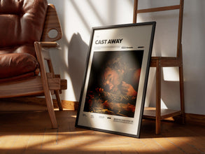 Cast Away Poster, Tom Hanks Poster, Robert Zemeckis Film Cast Away Print, Famous Cult Movie Decor, Adventure Movie Poster Print 4308704145