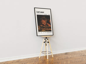 Cast Away Poster, Tom Hanks Poster, Robert Zemeckis Film Cast Away Print, Famous Cult Movie Decor, Adventure Movie Poster Print 4308704145