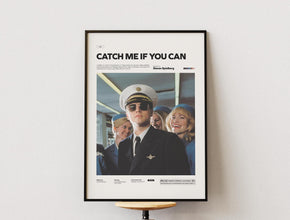 Catch Me If You Can Movie Poster, Leonardo DiCaprio and Tom Hanks Starring Catch Me If You Can Print, Alternative Film Poster, Movie Decor 1873207130