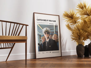 Catch Me If You Can Movie Poster, Leonardo DiCaprio and Tom Hanks Starring Catch Me If You Can Print, Alternative Film Poster, Movie Decor 1873207130