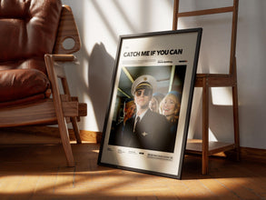 Catch Me If You Can Movie Poster, Leonardo DiCaprio and Tom Hanks Starring Catch Me If You Can Print, Alternative Film Poster, Movie Decor 1873207130