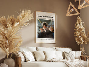 Catch Me If You Can Movie Poster, Leonardo DiCaprio and Tom Hanks Starring Catch Me If You Can Print, Alternative Film Poster, Movie Decor 1873207130