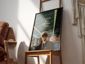 Catch Me If You Can Movie Print Poster, Film Poster, Retro Vintage Poster, Tom Hanks, Leonardo DiCaprio, Steven Spielberg Film, Gift Idea 1889071797