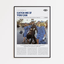 Catch Me If You Can, Steven Spielberg, Retro Movie Poster, Custom Movie Poster 4421164803