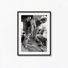 Cats Catching Squirts of Milk During Milking Print, Black and White Wall Art, Vintage Print, Photography Prints, Museum Quality Photo Print 1606606074