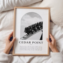Cedar Point Travel Poster, Cedar Point Print, Cedar Point Wall Art, Travel Print, Ohio City Art, Cedar Point Gift, Ohio Decor  NA386M 4343392660