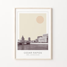 Cedar Rapids Poster Print, Cedar Rapids Travel Poster, Cedar Rapids Minimalistic Wall Art, Cedar Rapids, Iowa, United States 1868248502