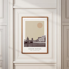 Cedar Rapids Poster Print, Cedar Rapids Travel Poster, Cedar Rapids Minimalistic Wall Art, Cedar Rapids, Iowa, United States 1868248502