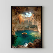 Cenotes of Yucatan Travel Print, Mexico Travel Print Collection, Travel Wall Art