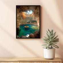 Cenotes of Yucatan Travel Print, Mexico Travel Print Collection, Travel Wall Art